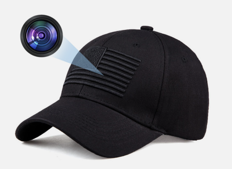 Șapcă cu cameră WiFi Full HD ascunsă