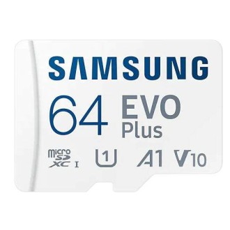 64 GB cardă Micro SD Samsung EVO Plus + adaptor SD, CLASS 10