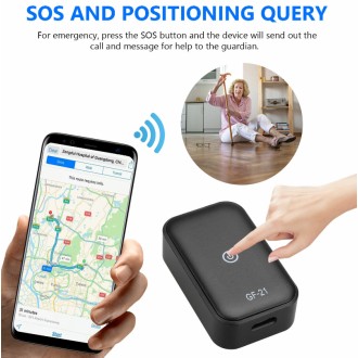 Mini GPS Tracker cu funcție de interceptare GSM GF21