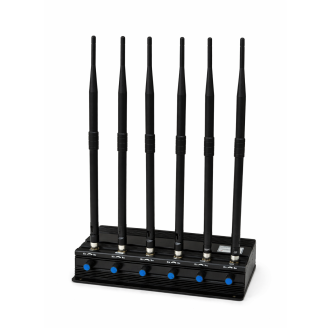 Jammer PROFI cu 6 antene pentru semnale GSM/DCS/3G/4G/WIFI/GPS