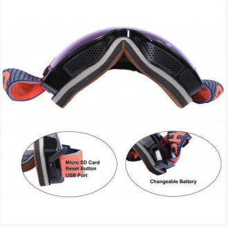 Ochelari de schi cu cameră Wifi 4K