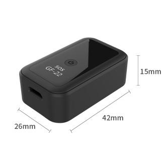 Mini GPS Tracker cu funcție de interceptare GSM GF22