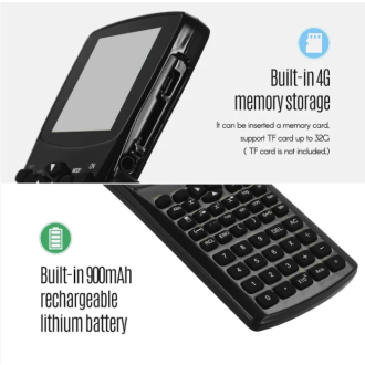 Calculator multifuncțional cu clapetă și dictafon