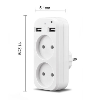 Cameră wifi ascunsă într-o priză cu două porturi USB