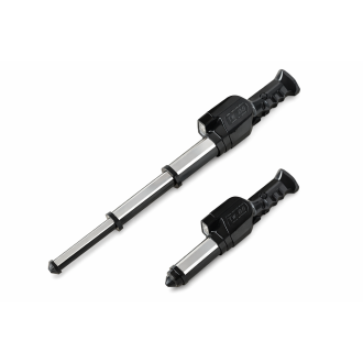 Paralizor electric telescopic cu sirenă și lanternă LED